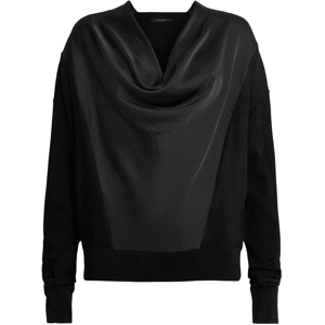 AllSaints Myra Cowl Neck Merino Wool Jumper